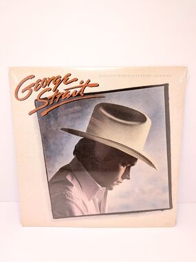 Vtg George Strait "Does Fort Worth Ever Cross Your Mind" 84' Vinyl Record Sealed